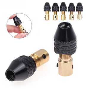 5mm Universal Small Electronic Drill Bit  Mini Chuck Tool Fixture Clamp for 775 Dc Motor