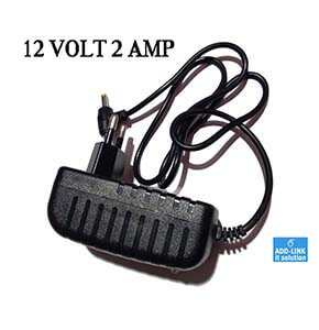 12V 2A DC Power Adapter, Powers Supply, Charge, SMPS for PC, LCD Monitor, TV, LED Strip, CCTV, 12 Volt 2 Amp Power Adapter (AC Input 100-240V Dc Output 12 Volt 2 Amps - Dual Pin)