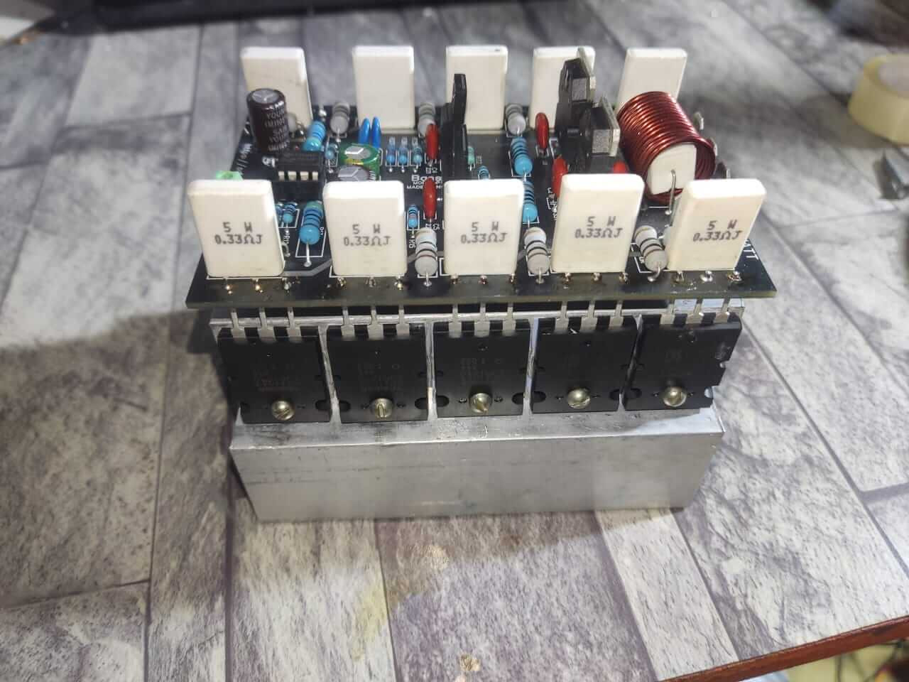 500W RMS Power Amplifier | 5 Pair 2SC5200/1943 | Made in Nepal