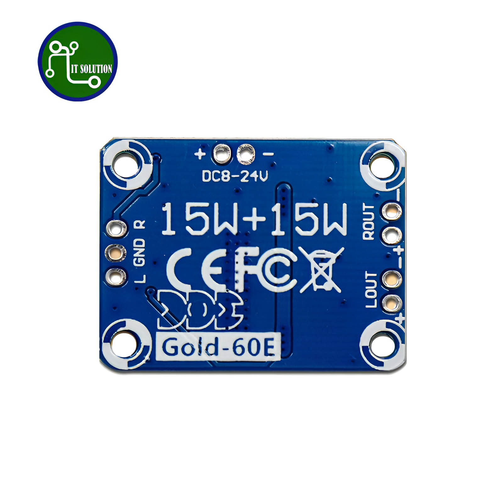 TPA3110 Dual Channel Stereo Digital Audio Amplifier Board 15W + 15W Class D digital power amplifier Module 12V High Power Mini 100dB