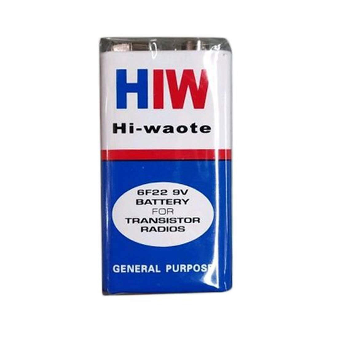 2 Pcs 9V Battery Original Hiw long Life General Purpose Batteries.