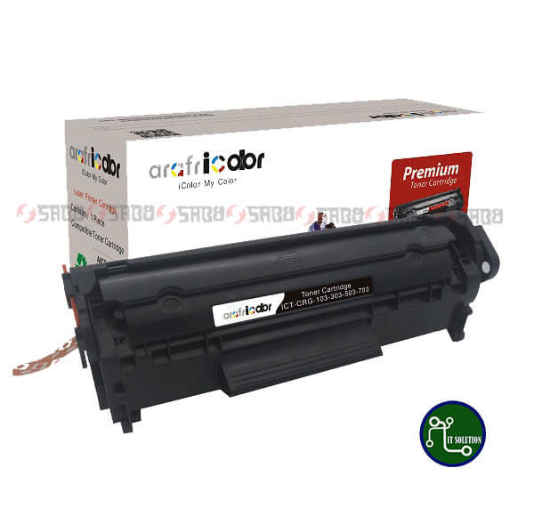 Arafricolor Canon 303 Toner Cartridge Black, Standard- For Canon LBP 2900 Printer
