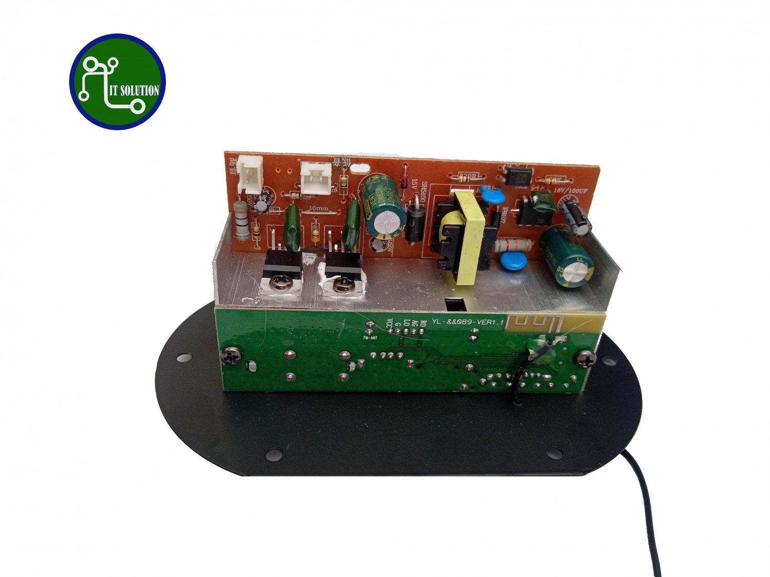 Amplifier Kit Car Bluetooth Subwoofer Hi-Fi Bass Amplifier Board Audio TF USB 12V