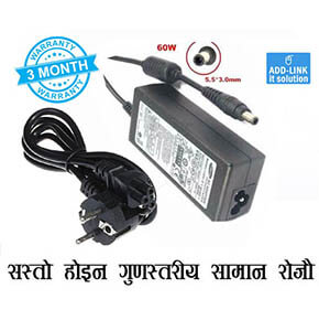 SAMSUNG Laptop 60W AC Adapter Charger | Universal Input, 19V 3.16A Output, 3.0*1.0MM Connector