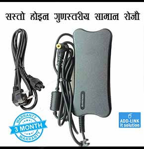 Lenovo adapter Power Charger Laptop 19V 3.42a 65W -DC size 5.5 X 2.5mm