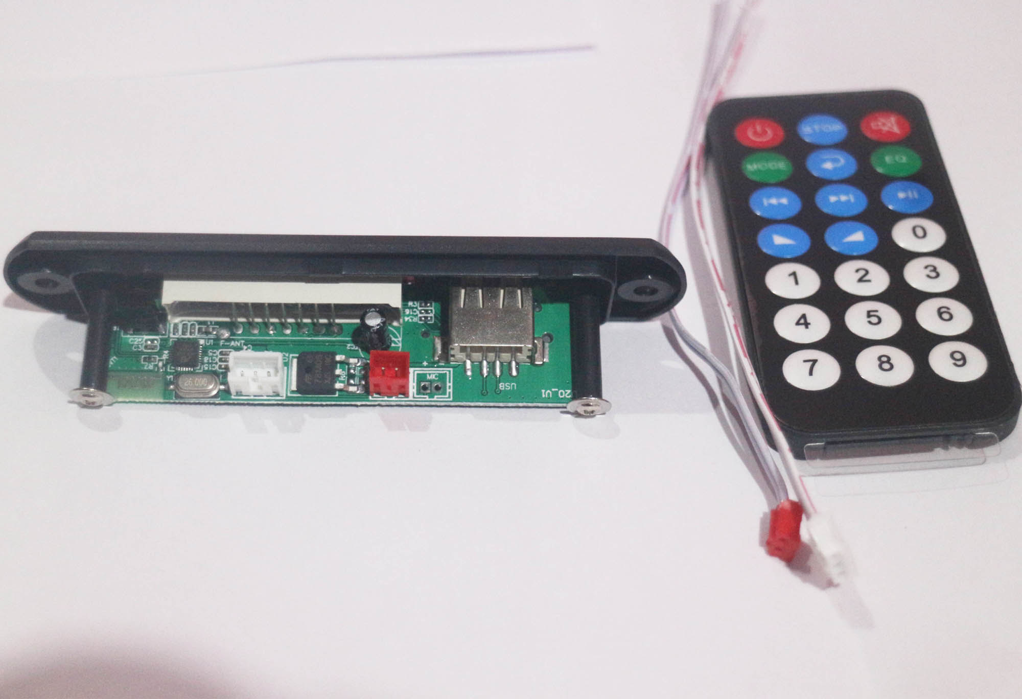 Bluetooth Receiver Adapter Car Kit MP3 Player Decoder Board FM Radio TF USB 3.5 Mm AUX Module Audio